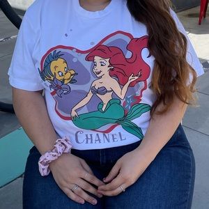 Mega Yacht Little Mermaid Chanel T-Shirt
